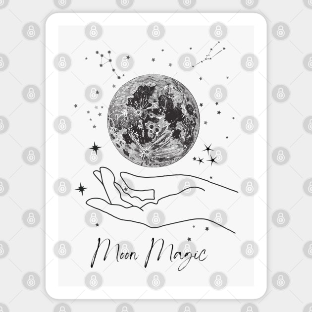 Moon Magic Light Magnet by AtHomeNinjaKeisha